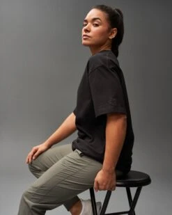 Heavyweight Jersey T-shirt -Rudis RUDTS1085 Heavyweight Jersey T Shirt Black 0002