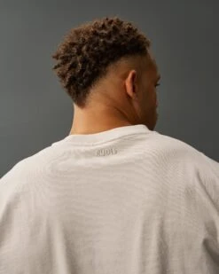 Heavyweight Jersey T-shirt -Rudis RUDTS1085 Heavyweight Jersey T Shirt Bone 0003