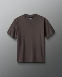 Heavyweight Jersey T-shirt -Rudis RUDTS1085 Heavyweight Jersey T Shirt Cocoa 0021