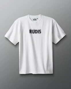 RUDIS Ghost Heavyweight T-Shirt -Rudis RUDTS1089 RUDIS Ghost Heavyweight T Shirt White 0001