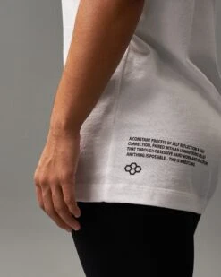 RUDIS Ghost Heavyweight T-Shirt -Rudis RUDTS1089 RUDIS Ghost Heavyweight T Shirt White 0012