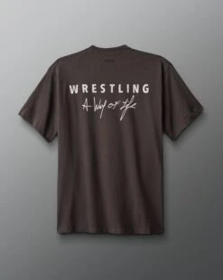 RUDIS Wrestling Heavyweight T-Shirt -Rudis RUDTS1090 RUDIS Wrestling Heavyweight T Shirt PUP Cocoa 0022