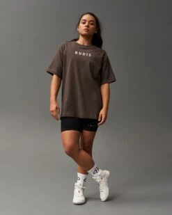 RUDIS Wrestling Heavyweight T-Shirt -Rudis RUDTS1097 RUDIS Wrestling Heavyweight T Shirt Cocoa 0004