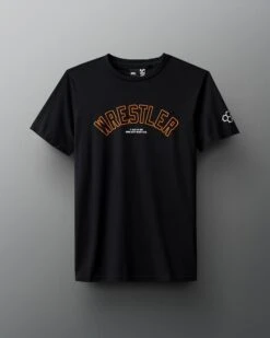 Wrestler Arched Elite Super Soft T-Shirt -Rudis RUDTS1110 RUDIS Wrestler Arched Tee PUP Black Orange 0021
