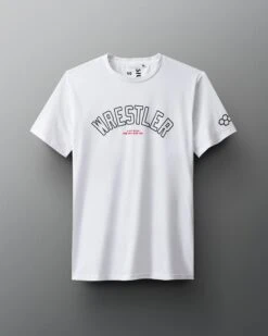 Wrestler Arched Elite Super Soft T-Shirt -Rudis RUDTS1110 RUDIS Wrestler Arched Tee PUP White 0021