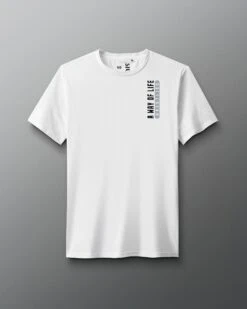 A Way Of Life Bold T-Shirt -Rudis RUDTS1114 A Way Of Life Bold T Shirt White 0001