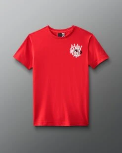 A Way Of Life Spray T-Shirt -Rudis RUDTS1121 A Way Of Life Spray T Shirt Red 0001