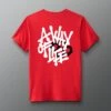 A Way Of Life Spray T-Shirt -Rudis RUDTS1121 A Way Of Life Spray T Shirt Red 0021