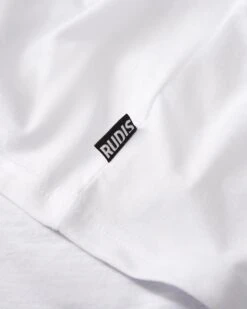 Rudis -Rudis RUDTS1128 RUDIS Happy Pink Quadhex Elite Super Soft T Shirt White 0002