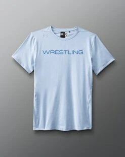 Wrestling Wordmark Performance T-Shirt 11 Wrestling Wordmark Performance T-Shirt -Rudis RUDTS1131 Wrestling Wordmark Performance T Shirt Ice 0001