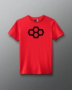 RUDIS Big Hex Elite Super Soft T-Shirt 12 RUDIS Big Hex Elite Super Soft T-Shirt -Rudis RUDTS1132 RUDIS Big Hex Elite Super Soft T Shirt Red 0001
