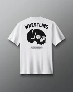 Branded Skull Heavyweight T-Shirt -Rudis RUDTS1142 Branded Skull Heavyweight T Shirt White 0002