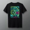ALL-IN Abstract T-Shirt -Rudis RUDTS1147 ALL IN Abstract T Shirt Black 0002