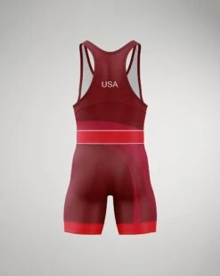 Team RUDIS Smooth Operator Elite 2.0 Wrestling Singlet -Rudis Smooth Operator Singlet M Red 0002
