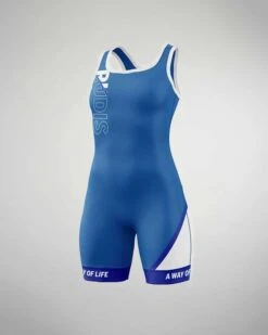 RUDIS Split Women's Elite Wrestling Singlet -Rudis Split Women Blue F 1024x1024 1 Blue 0001