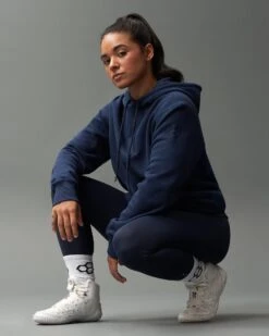 Comfort Fleece Hoodie - Navy 12 Comfort Fleece Hoodie - Navy -Rudis TEMHD1000 Comfort Fleece Hoodie Navy 0011