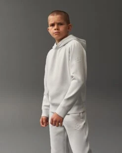 RUDIS COOL-FEEL Youth Hoodie - Lunar Gray