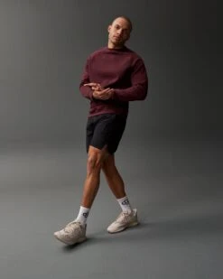 RUDIS Ultimate Crewneck -Rudis UNI PO1176 M COOL TOUCH Crewneck PUP Maroon 0001