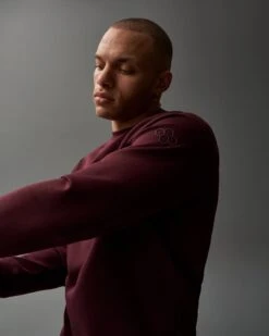 RUDIS Ultimate Crewneck -Rudis UNI PO1176 M COOL TOUCH Crewneck PUP Maroon 0002