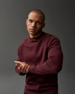 RUDIS Ultimate Crewneck -Rudis UNI PO1176 M COOL TOUCH Crewneck PUP Maroon 0003