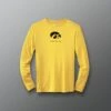 Iowa Performance Stretch Long Sleeve T-Shirt -Rudis UNI TS1164 RUDIS Performance Long Sleeve Yellow 0001