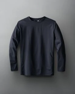 RUDIS Performance Heather Long Sleeve -Rudis UNI TS1166 M PERFORMANCE Heather Longsleeve PUP Heather Black 0021