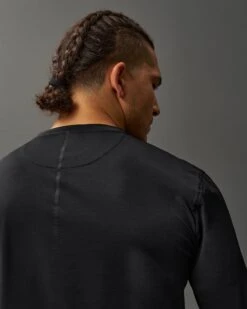 RUDIS Performance Heather Long Sleeve -Rudis UNI TS1166 PERFORMANCE Heather Longsleeve OFP Heather Black 0004