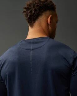 RUDIS Performance Heather Long Sleeve -Rudis UNI TS1166 PERFORMANCE Heather Longsleeve OFP Heather Navy 0004