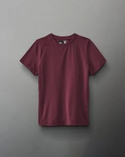 RUDIS Performance Youth T-Shirt - Maroon -Rudis UNI TS1255 Y PERFORMANCE Youth TShirt PUP Maroon 0012
