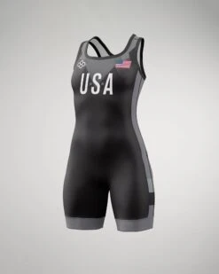 USA Pride Women's Elite 2.0 Wrestling Singlet -Rudis USA Pride Singlet F Black 0001 1c62f197 c7ea 4f8d 9845 a5290ed17933