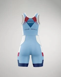 USA Pride Girl's Elite 2.0 Wrestling Singlet -Rudis USA Pride Singlet F Light Blue 0002