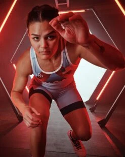 USA Pride Women's Elite 2.0 Wrestling Singlet -Rudis USA Pride Singlet F Light Blue 0003 432c91b5 5b68 4056 9c31 09e959603c7c