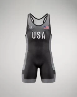 USA Pride Elite 2.0 Wrestling Singlet -Rudis USA Pride Singlet M Black 0001