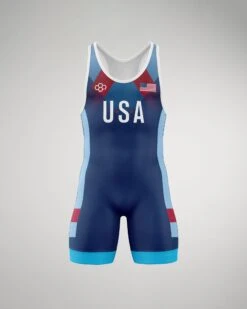 USA Pride Elite 2.0 Wrestling Singlet -Rudis USA Pride Singlet M Navy 0001