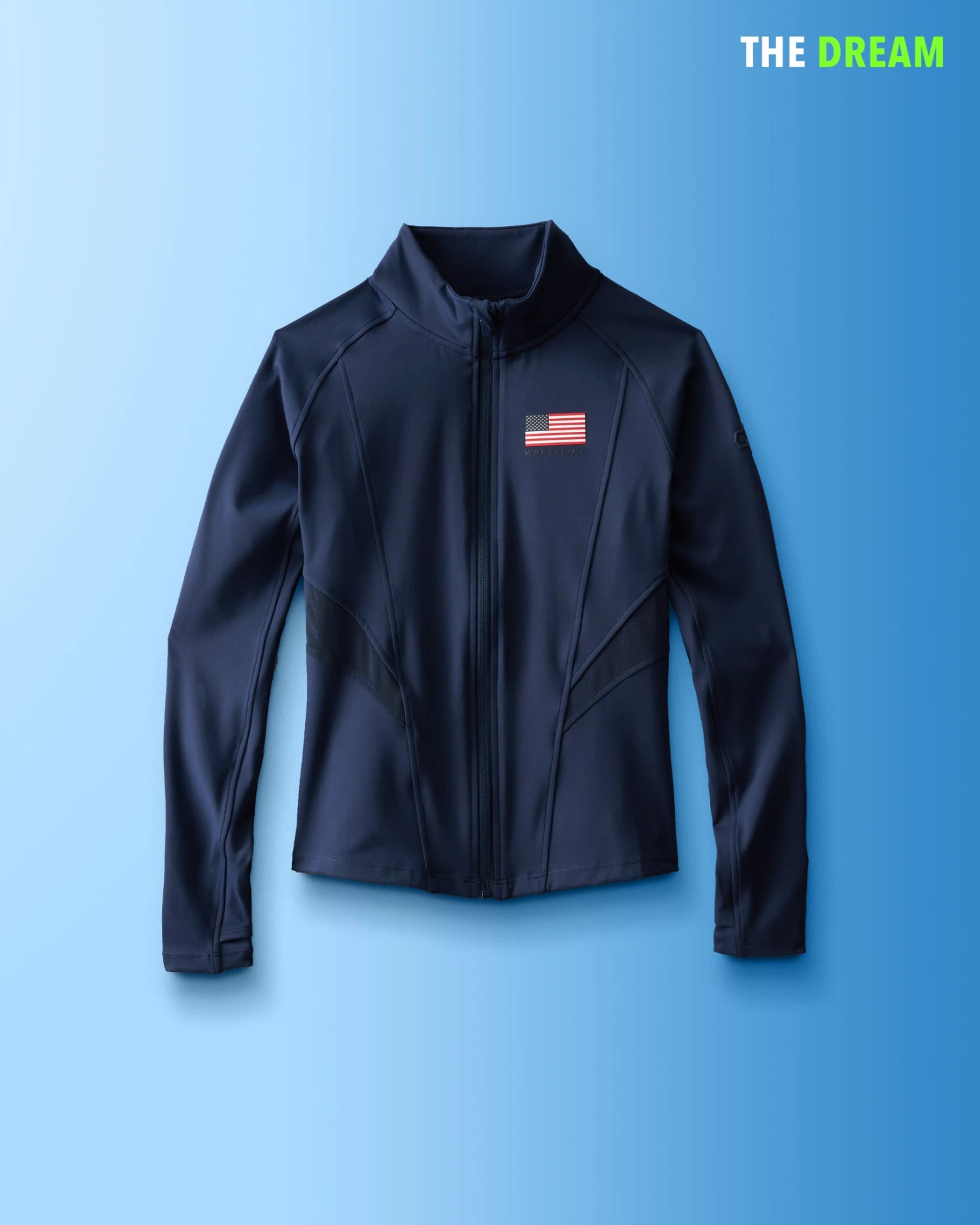 USA Flag Women's Contour Full Zip 5 USA Flag Women's Contour Full Zip - Image 3