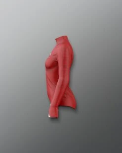 Ohio State Sublimated Girl's Quarter Zip -Rudis Y COHQZ1019 Ohio State Sublimated Girls Quarter Zip Red 0003