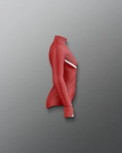 Ohio State Sublimated Girl's Quarter Zip -Rudis Y COHQZ1019 Ohio State Sublimated Girls Quarter Zip Red 0004