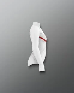 Ohio State Sublimated Girl's Quarter Zip -Rudis Y COHQZ1019 Ohio State Sublimated Girls Quarter Zip White 0004