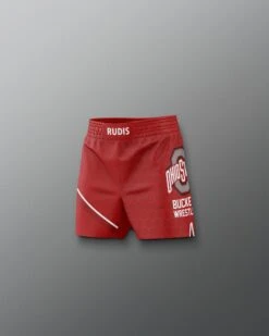 Ohio State Sublimated Youth Shorts 26 Ohio State Sublimated Youth Shorts -Rudis Y COHSH1018 Ohio State Sublimated Youth Shorts Red 0005
