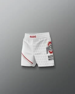 Ohio State Sublimated Youth Shorts 31 Ohio State Sublimated Youth Shorts -Rudis Y COHSH1018 Ohio State Sublimated Youth Shorts White 0005