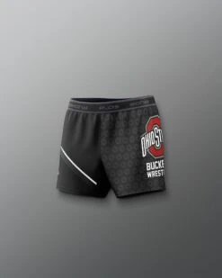 Ohio State Girl's Sublimated Shorts 17 Ohio State Girl's Sublimated Shorts -Rudis Y COHSH1019 Ohio State Girls Sublimated Shorts Black 0004