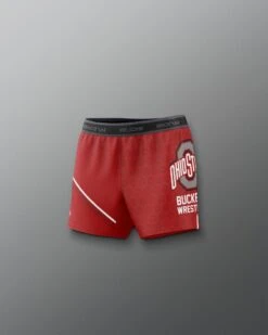 Ohio State Girl's Sublimated Shorts 21 Ohio State Girl's Sublimated Shorts -Rudis Y COHSH1019 Ohio State Girls Sublimated Shorts Red 0004