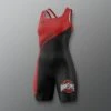 Buckeyes Throwback Girl's Singlet -Rudis Y COHSN1020 Buckeyes Throwback Girl s Singlet Red Black 0001