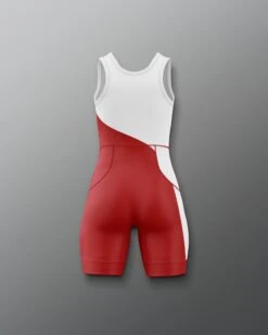Buckeyes Throwback Girl's Singlet -Rudis Y COHSN1020 Buckeyes Throwback Girl s Singlet Red White 0002