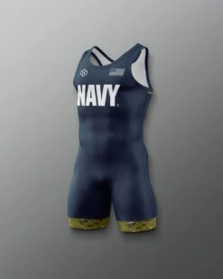 U.S. Navy Digital Woodland Youth Elite Wrestling Singlet