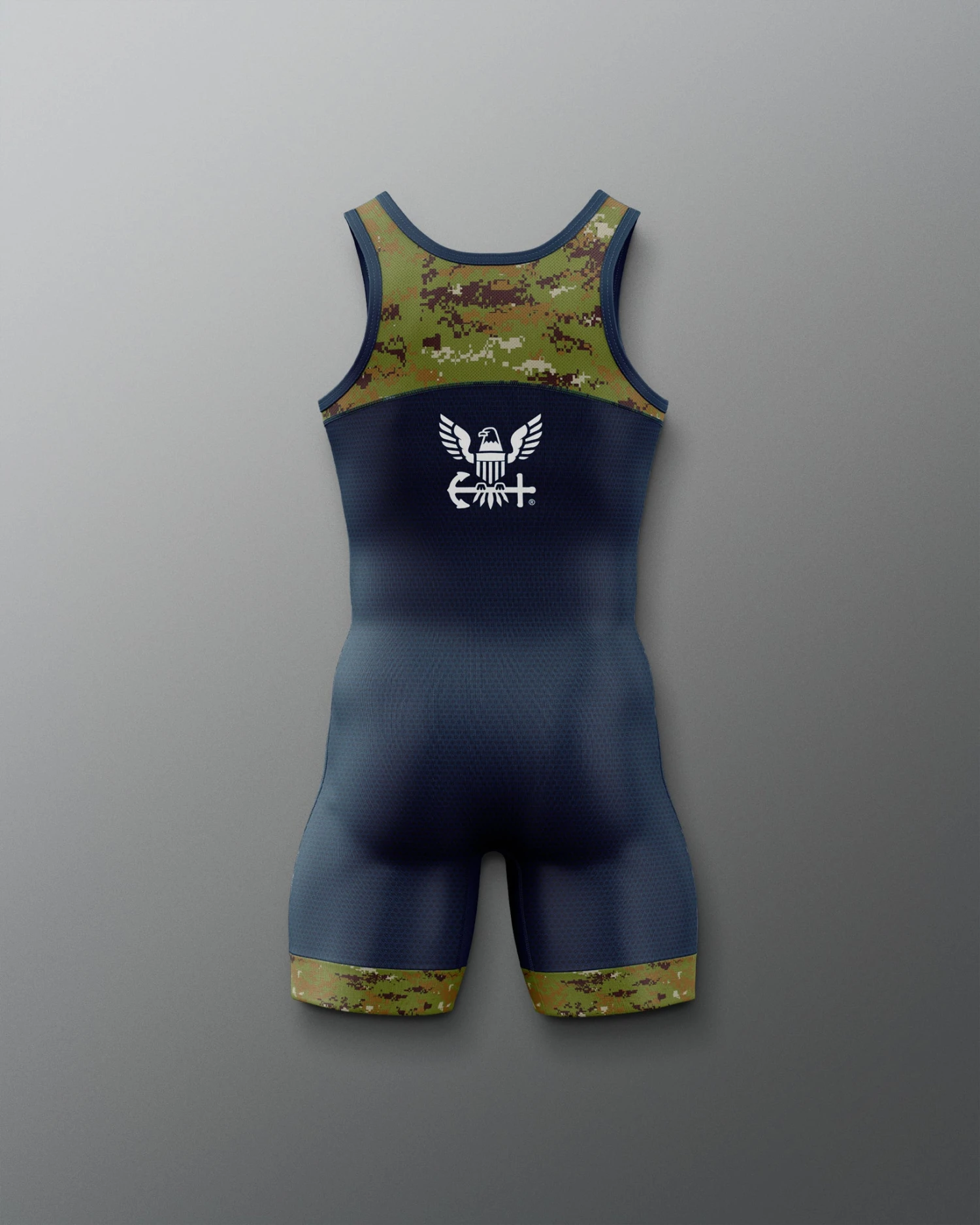 U.S. Navy Digital Woodland Youth Elite Wrestling Singlet 5 U.S. Navy Digital Woodland Youth Elite Wrestling Singlet - Image 3