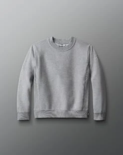 RUDIS Titan Heavyweight Fleece Youth Crewneck - Athletic Grey