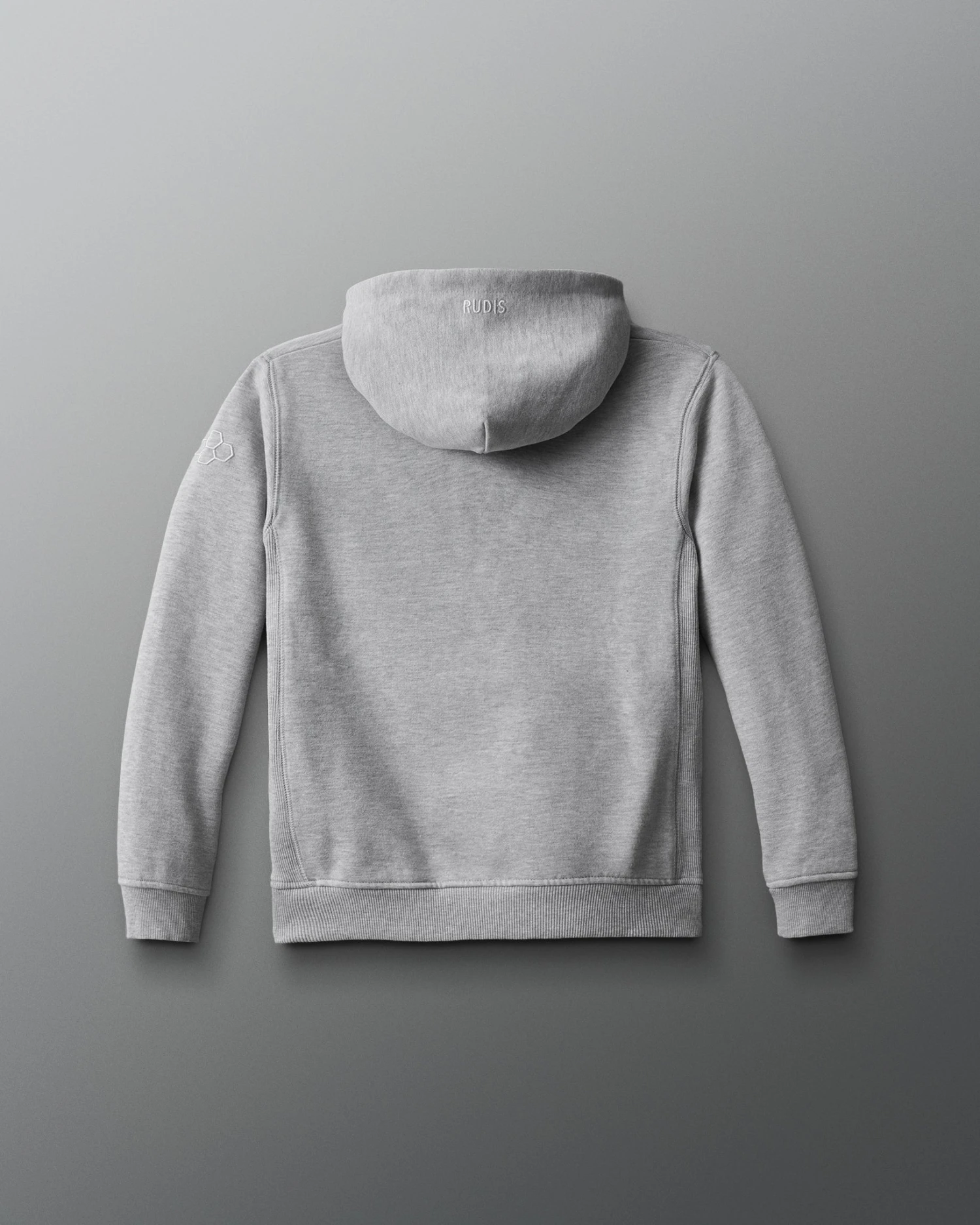 RUDIS Titan Heavyweight Fleece Youth Hoodie - Athletic Grey 4 RUDIS Titan Heavyweight Fleece Youth Hoodie - Athletic Grey - Image 2