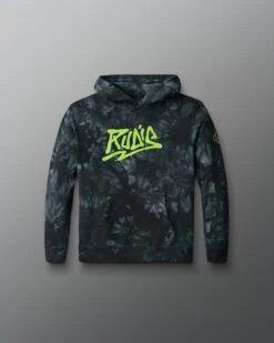 Graffiti Wordmark Tie-Dye Youth Hoodie