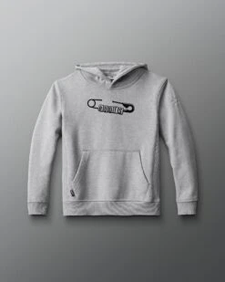 Pin Youth Hoodie -Rudis Y RUDHD1072 Pin Youth Hoodie Gray 0021